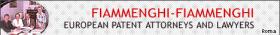 FIAMMENGHI - studio legale a roma  Lo studio FIAMMENGHI - FIAMMENGHI � specializzato nel settore della Propriet� Intellettuale, brevetti, modelli di utilit�, marchi, modelli ornamentali e nuove variet� vegetali, diritto d'autore, ricerche, consulenza legale.

Lo studio � specializzato nel deposito e nella consulenza brevettuale inerente alle maggiori aree tecnologiche: meccaniche, elettriche, elettroniche e chimiche, con particolare rilievo ... 